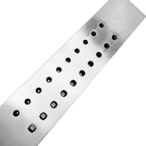 意大利钢制方形拉丝板，1-3 毫米 - 5/G