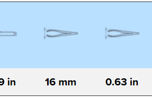 Lindstrom 不锈钢 ESD 安全人体工学镊子 AA 型，带锋利细尖，130 毫米