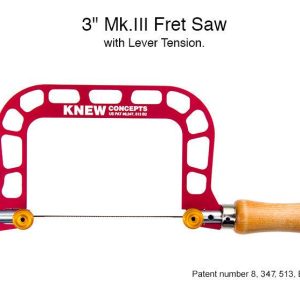 Knew Concepts 3 英寸 Mk.III 线锯，带杠杆张力