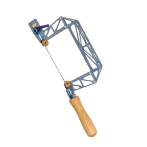 Knew Concepts 3 英寸钛合金鸟笼线锯，带杠杆张力和旋转刀片夹