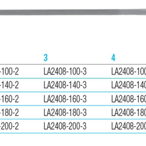GLARDON VALLORBE 方形针锉 LA2408